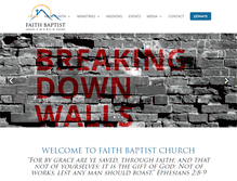 Tablet Screenshot of faithwv.org